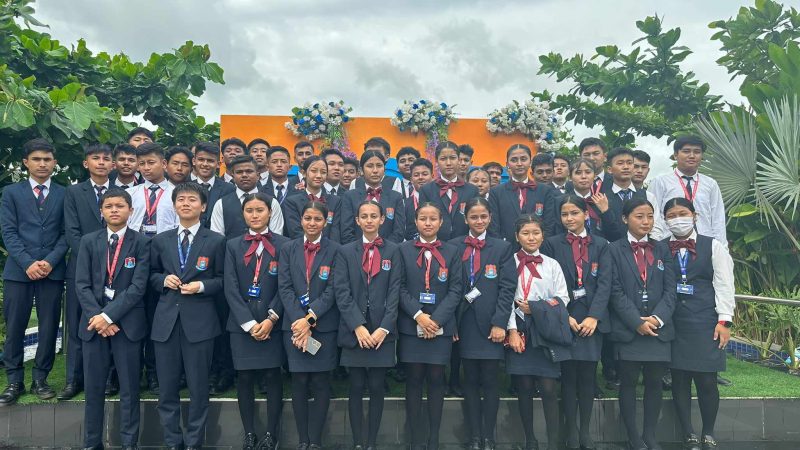 एमिटी कलेजका विद्यार्थी सिलिगुडीमा !