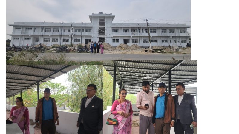 बाह्रदशीमा सुविधा सम्पन्न दुई तले आधारभूत अस्पताल निर्माण अन्तिम चरणमा, जनप्रतिनिधिद्वारा अनुगमन तीव्र