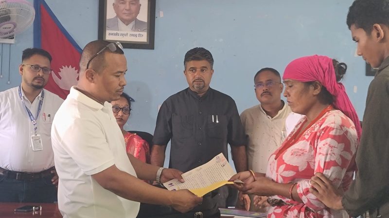 गाउँपालिकाले २ लाख काजक्रिया खर्च सहित परिवारलाई २२ लाख क्षतिपूर्ति