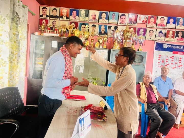 नवनियुक्त प्रधानाध्यापक थिरकुमार दाहालद्वारा पदभार ग्रहण, शैक्षिक विकासप्रति उच्च अपेक्षा
