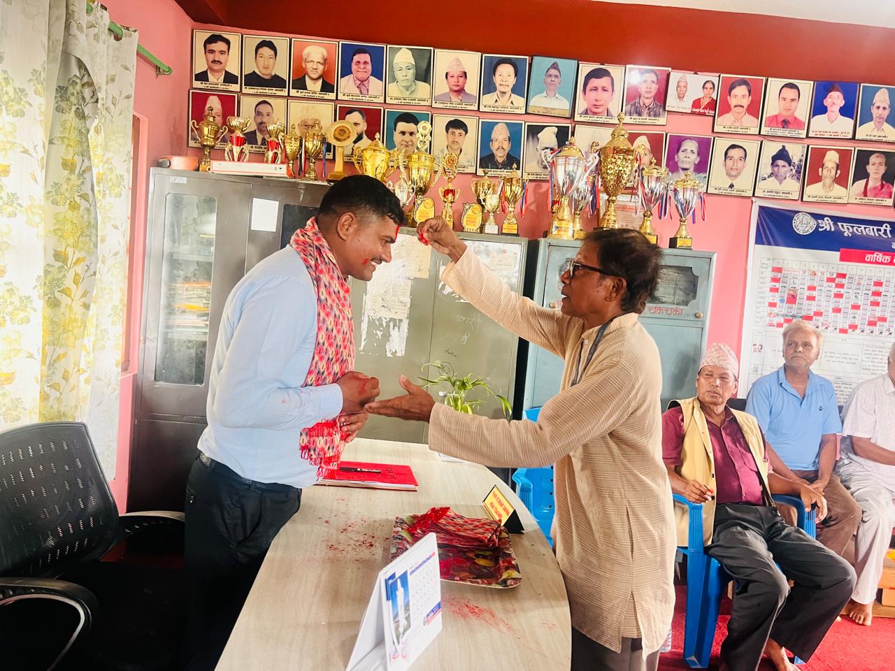नवनियुक्त प्रधानाध्यापक थिरकुमार दाहालद्वारा पदभार ग्रहण, शैक्षिक विकासप्रति उच्च अपेक्षा